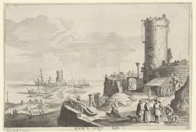 Bastion aan een rivier