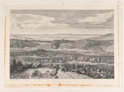 Bataille des Cimbres, from "Gazette des Beaux-Arts"