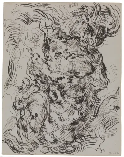 Bataille entre llion et tigre