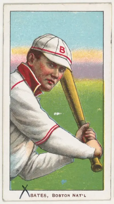 Bates, Boston, National League, from the White Border series (T206) for the American Tobacco Company