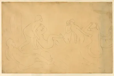 Bathers in a Forest