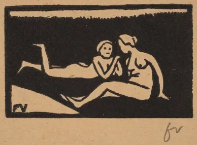 Bathers on the Grass (Baigneuses étendues sur l'herbe)
