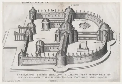 Baths of Agrippa, from "Speculum Romanae Magnificentiae"