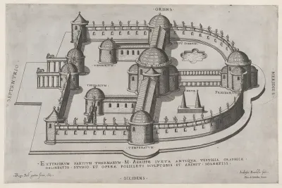 Baths of Agrippa, from "Speculum Romanae Magnificentiae"