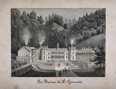Baths of Saint Gervais-les-Bains, Haute-Savoie, France