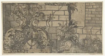 Bathseba en een dienaar van David