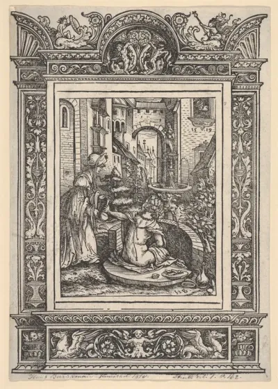 Bathsheba Bathing, from "Women's Wile" (Weiberlisten)