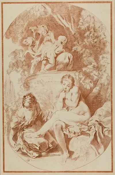 Bathsheba, from A Collection of Prints in Imitation of Drawings