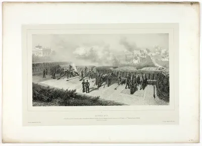 Battery no.10, from Souvenirs d’Italie: Expédition de Rome