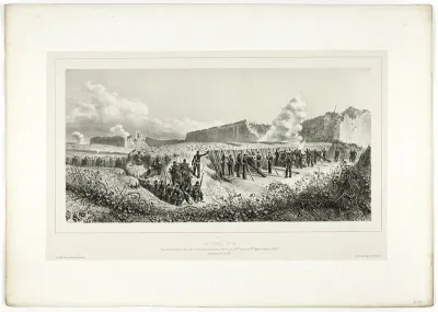 Battery no.14, from Souvenirs d’Italie: Expédition de Rome