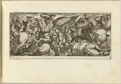 Battle between Cavalry and Infantry