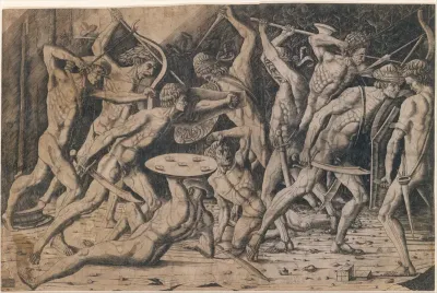 Battle of Hercules and the Giants