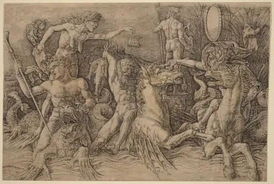 Battle of the Sea Gods [left half]