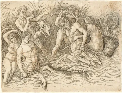 Battle of the Sea Gods [right half]
