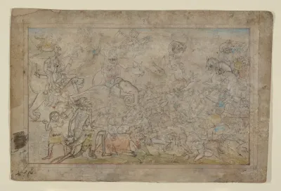 Battle Scene from a Devi Mahatmya