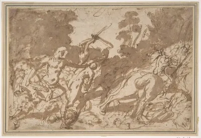Battle Scene (Samson Slaying the Philistines?)