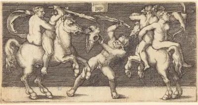 Battle Scene, with Castor and Pollux Abducting the Daughters of Leukippos