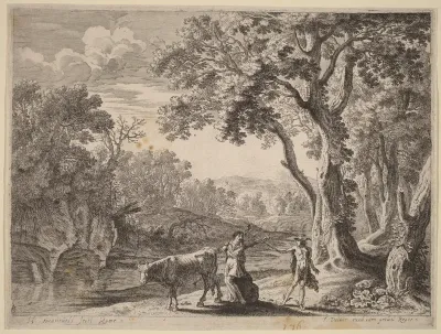 Battus Transformed into Stone