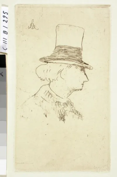 Baudelaire, profilporträtt