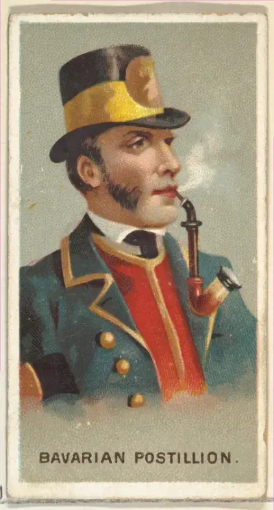 Bavarian Postillion, from World's Smokers series (N33) for Allen & Ginter Cigarettes