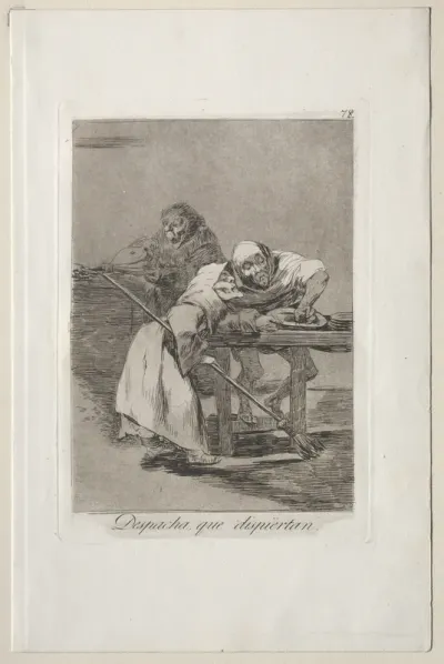 Be Quick, They are Waking Up, Plate 78