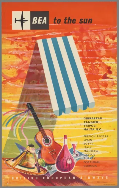 BEA to the sun (...) British  European Airways.