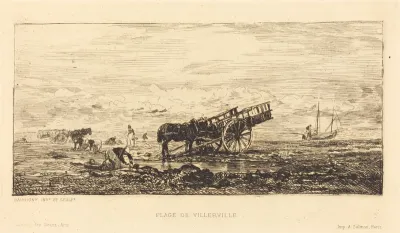 Beach at Villerville (Plage de Villerville)