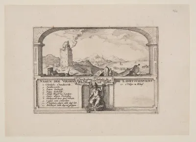 Beacon at Zandvoort, from Views in the Surroundings of Haarlem (Plaisante Plaetsen)