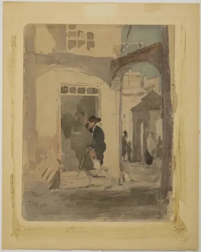 Beadle knocking at the door