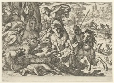 Bear Hunt, from "Hunting Scenes VI"