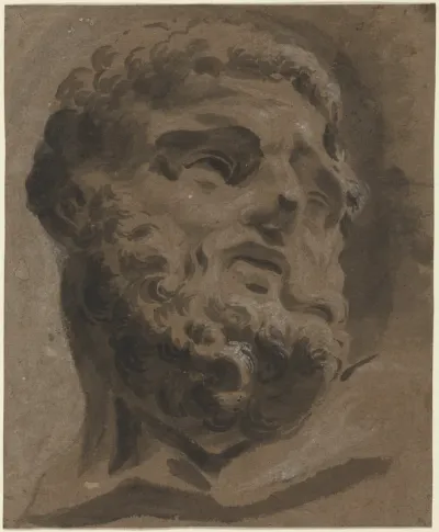 Bearded Head after the Antique