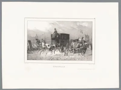 'Béarnaise'-omnibus onderweg