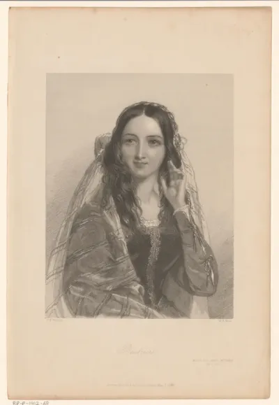 Beatrice, uit Shakespeares Veel drukte om niets