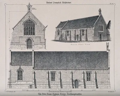 Bede House, Higham Ferrers, Northamptonshire: architectural details