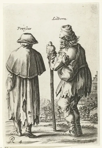 Bedelaar en bedelares