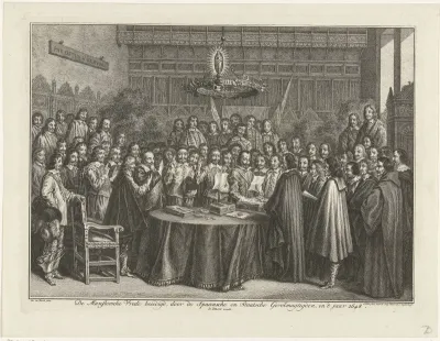 Beëdiging van de Vrede van Munster, 1648