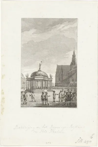 Beëdiging van het regeringsreglement in Haarlem, 1787