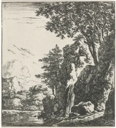 Beek tussen de rotsen