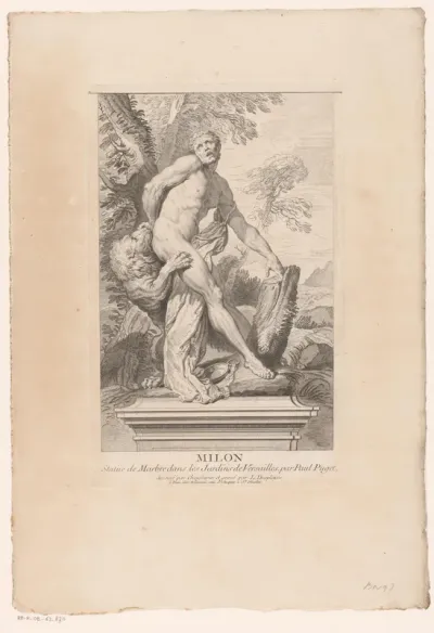 Beeld van Milo van Croton