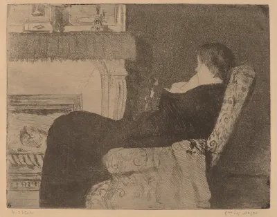 Before the Fireplace (No. 1)