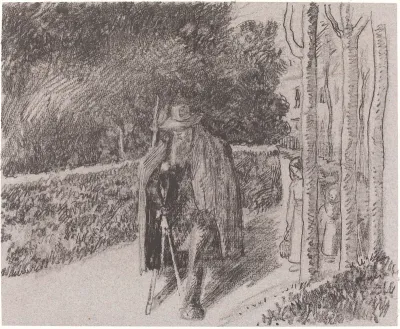 Beggar with a Crutch (Mendiant a la bequille)