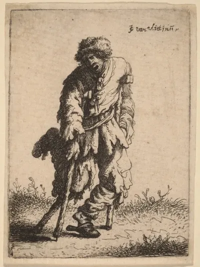 Beggar with a Wooden Leg