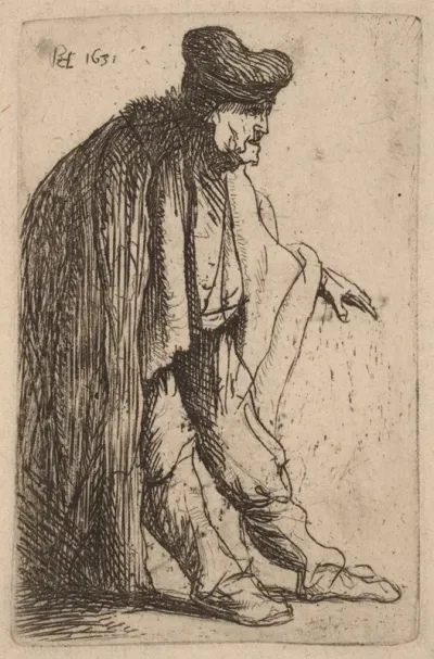 Beggar with His Left Hand Extended