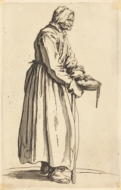 Beggar Woman with Pan
