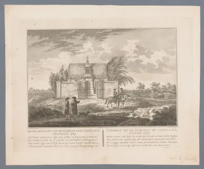 Begraafplaats van de familie Van der Capellen, in welstand in 1785