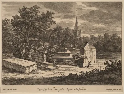 Begraef-plaets der Joden, buyten Amsteldam (Jewish Cemetery outside Amsterdam)