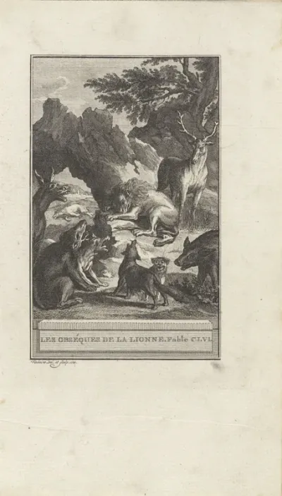 Begrafenis van de vrouw van de leeuw