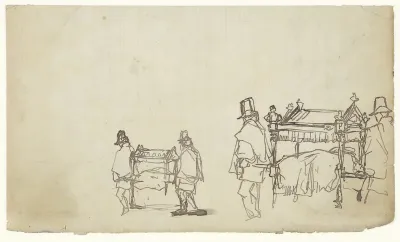Begrafenis van het zoontje van Jacob Maris