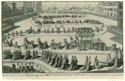 Begrafenis van Maria II Stuart, 1695