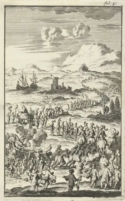 Begrafenis van Meleander